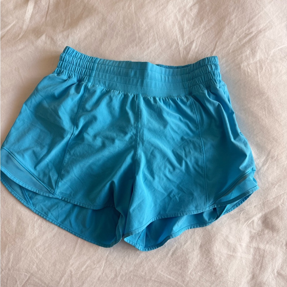 lululemon athletica light blue Women's Athletic Shorts